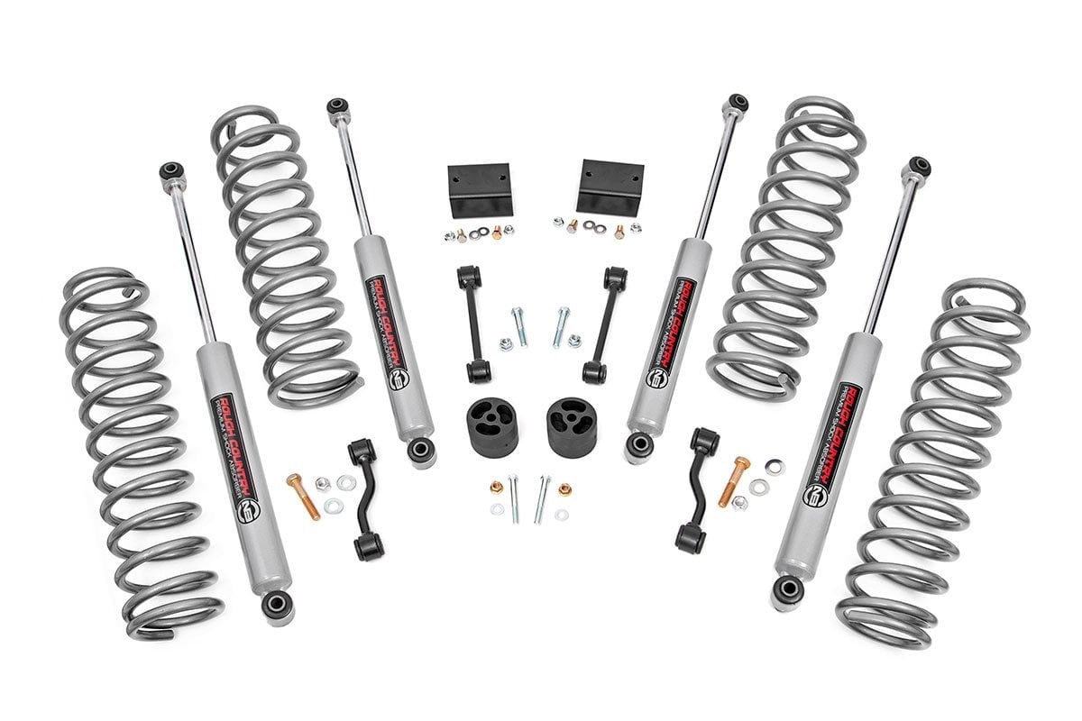 Rough Country 2.5 Inch Lift Kit | Coils | Jeep Wrangler Unlimited 4WD (2024)