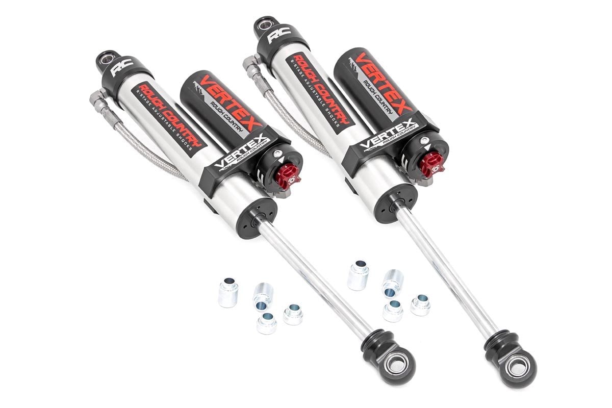 Rough Country Vertex 2.5 Adjustable Rear Shocks | 3.5" | Jeep Gladiator JT 4WD (2020-2024)