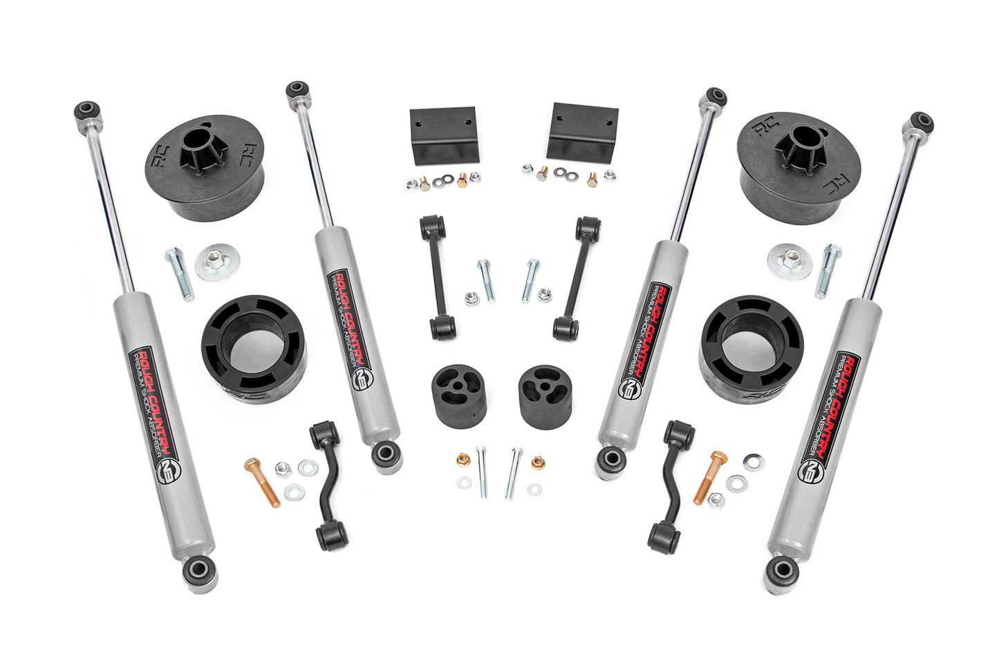 Rough Country 2.5 Inch Lift Kit | Spacers | N3 | Jeep Wrangler JL (18-23)/Wrangler Unlimited (18-23)
