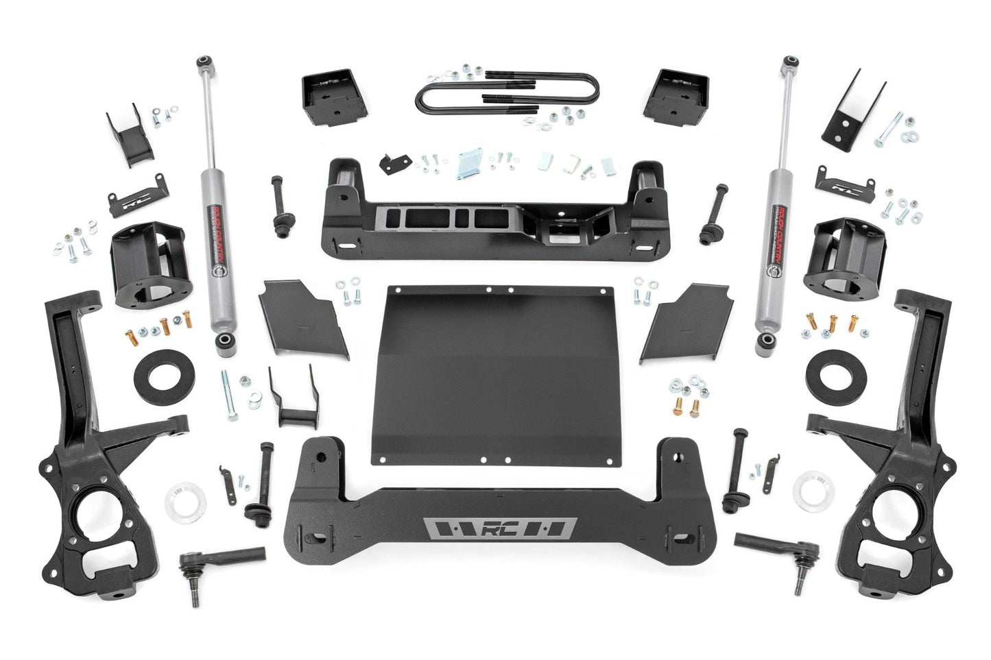 Rough Country 6 Inch Lift Kit | Mono Leaf Rear | Diesel | GMC Sierra 1500 2WD/4WD (19-24)
