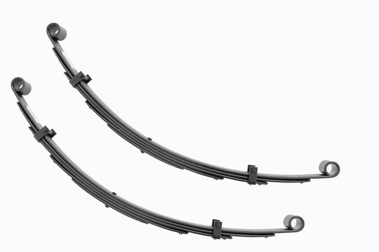 Rough Country Front Leaf Springs | 4" Lift | Pair | Toyota Land Cruiser FJ40 4WD (64-80)