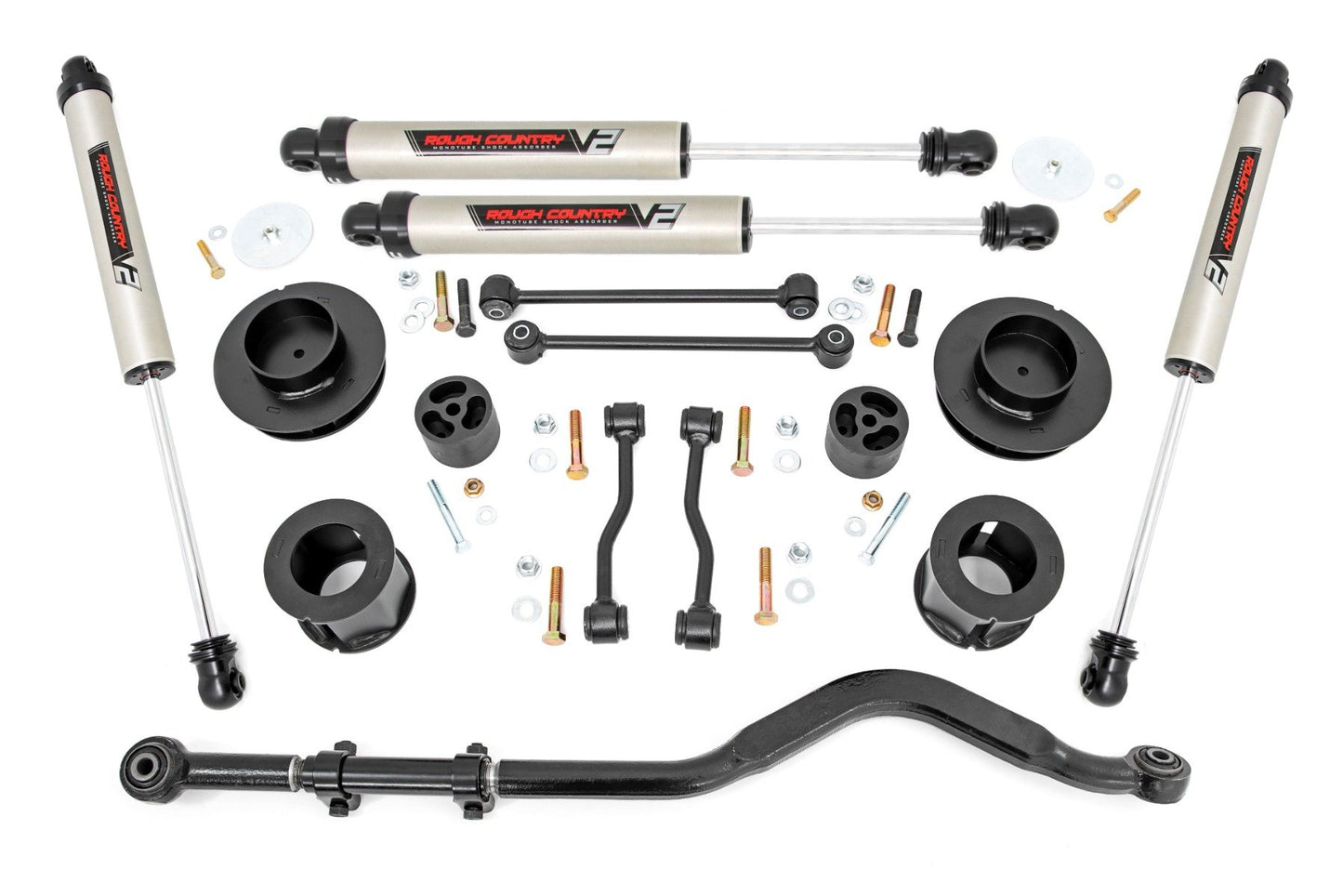 Rough Country 3.5 Inch Lift Kit | Spacers | V2 | Jeep Gladiator JT 4WD (2020-2024)