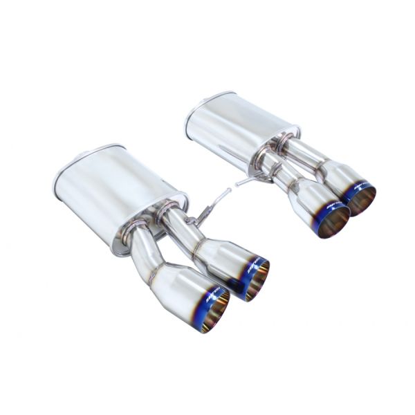 Megan Axle Back Exhaust for 2013+ BMW M6 Coupe Burnt Tip (MR-ABE-BF13M6-VO)