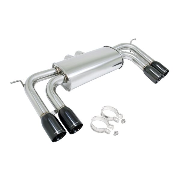 Megan Axle Back Exhaust for BMW X5M/X6M Black Tip (MR-ABE-BX5M-BC)