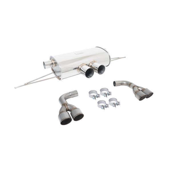 Megan Axle Back Exhaust for BMW X5M/X6M Raw Tip (MR-ABE-BX5M15-RM)