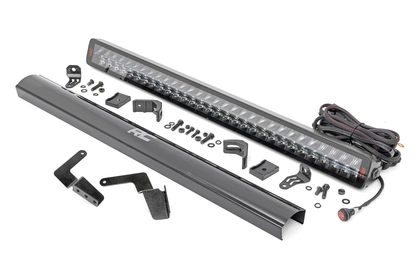 Rough Country LED Light Kit | Bumper Mount | 30" Spectrum Dual Row | Toyota FJ Cruiser (07-14)
