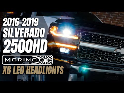 Morimoto XB LED White DRL Headlights for 2015-2019 Chevrolet Silverado HD (LF541)