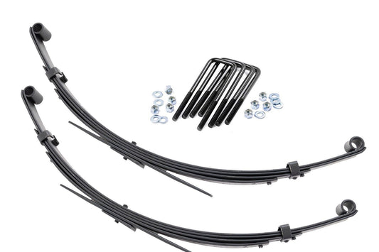 Rough Country Rear Leaf Springs | 3" Lift | Pair | Toyota Truck 4WD (1979-1985)