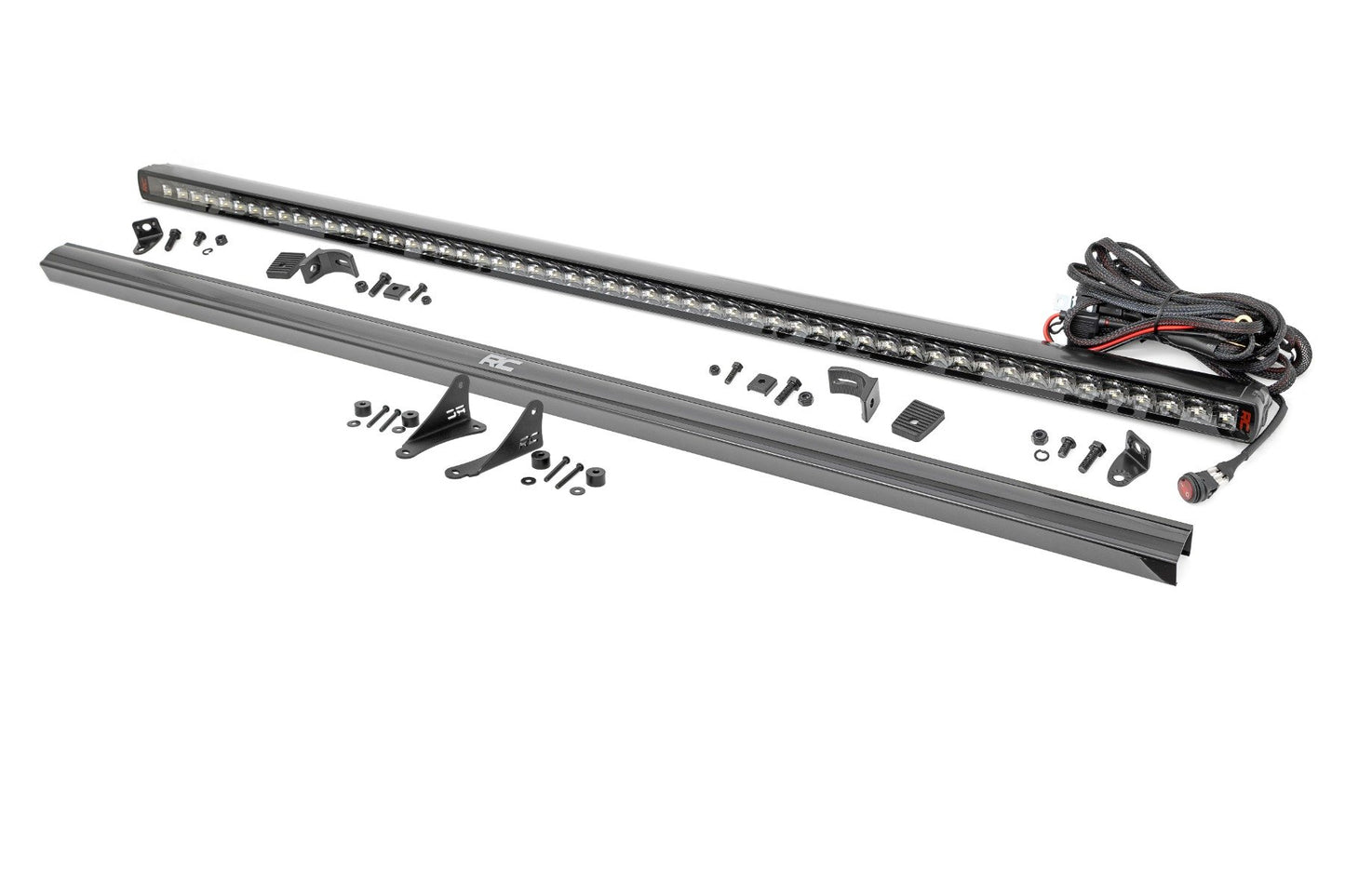 Rough Country LED Light Kit | Cowl Mount | 50" Spectrum Single Row | Jeep Gladiator JT/Wrangler JL (18-24)