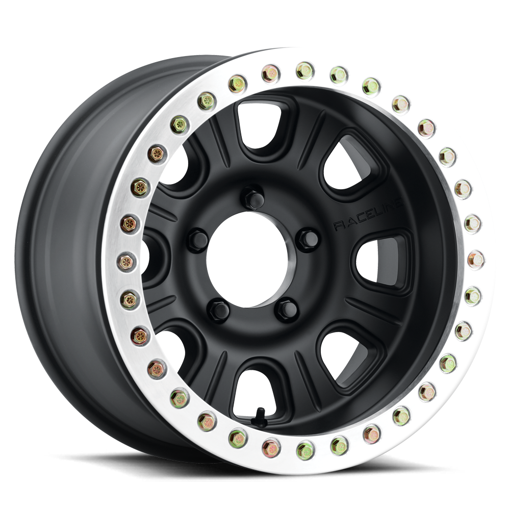Raceline RT231 Monster Beadlock Black Wheel 17x9.5 5x5 -32mm/4"BS (RT231-79550-32)