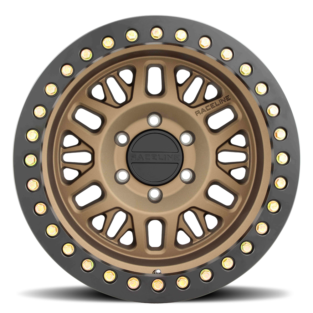 Raceline RT951BZ Ryno Cast Beadlock Bronze Wheel 17x9 6x135 -12mm/4.5"BS (RT951BZ-79065-12)