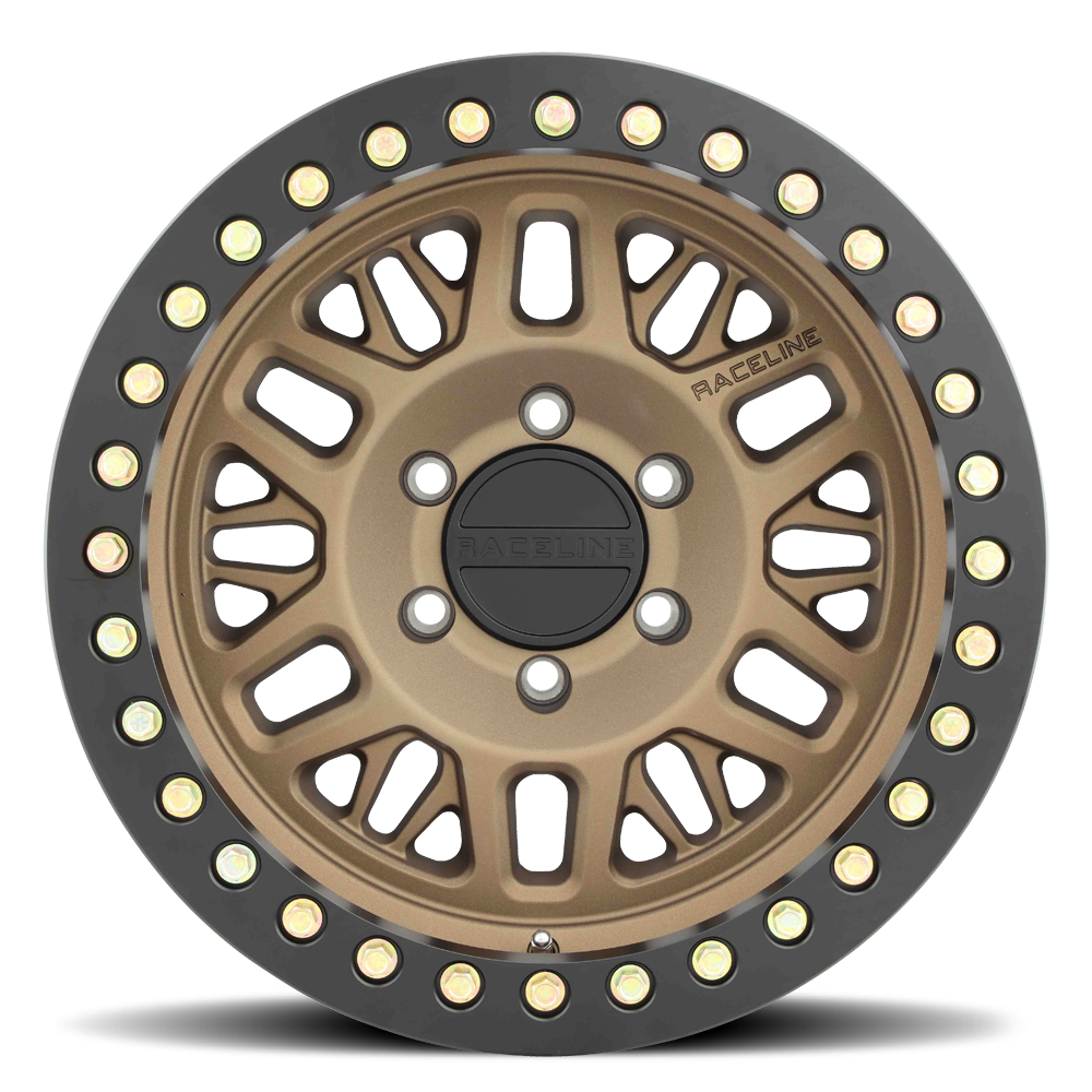 Raceline RT951BZ Ryno Cast Beadlock Bronze Wheel 17x9 5x5 -38mm/3.5"BS (RT951BZ-79050-38)