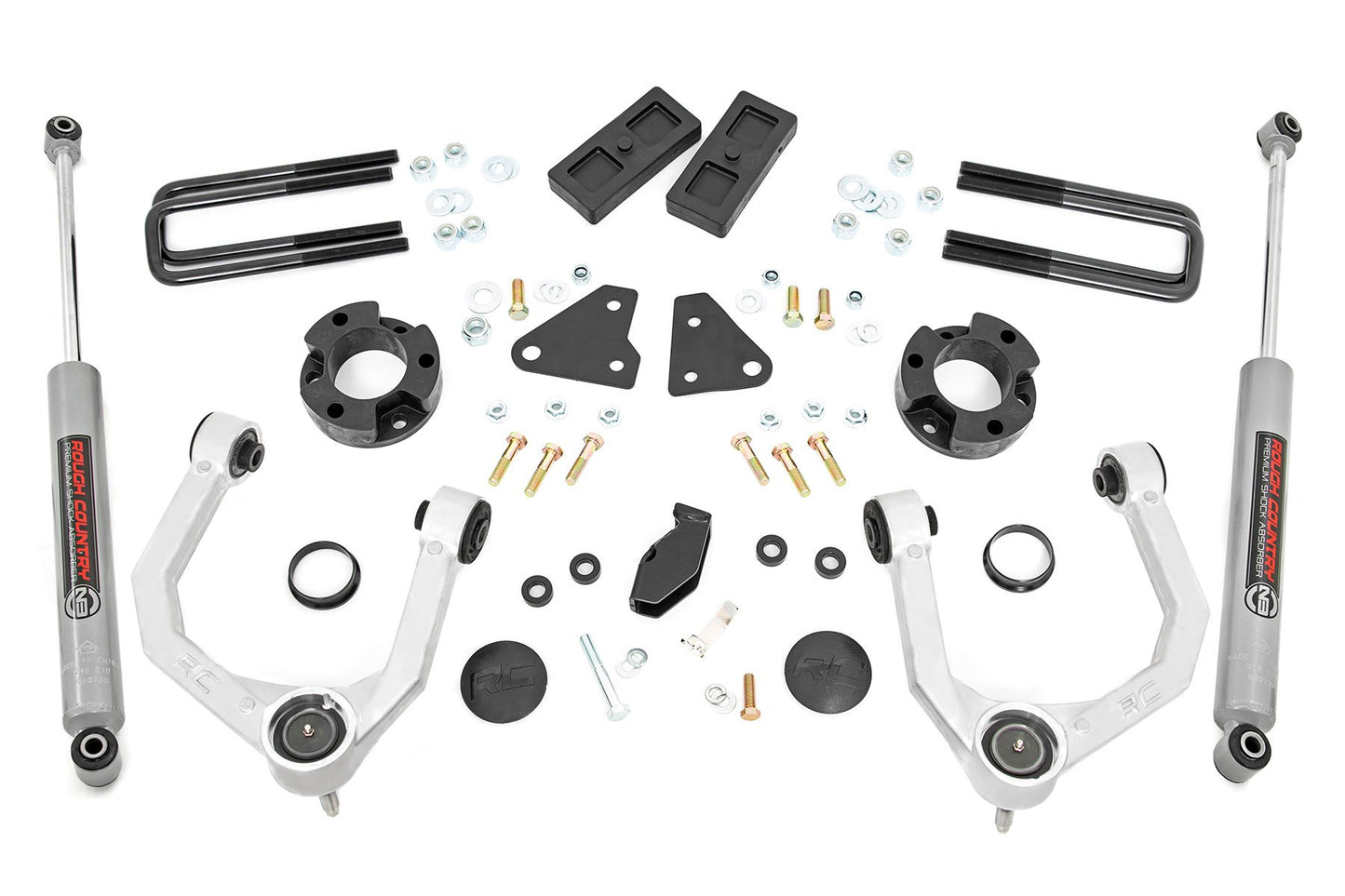 Rough Country 3.5 Inch Lift Kit | N3 | Ford Ranger 4WD (2019-2024)