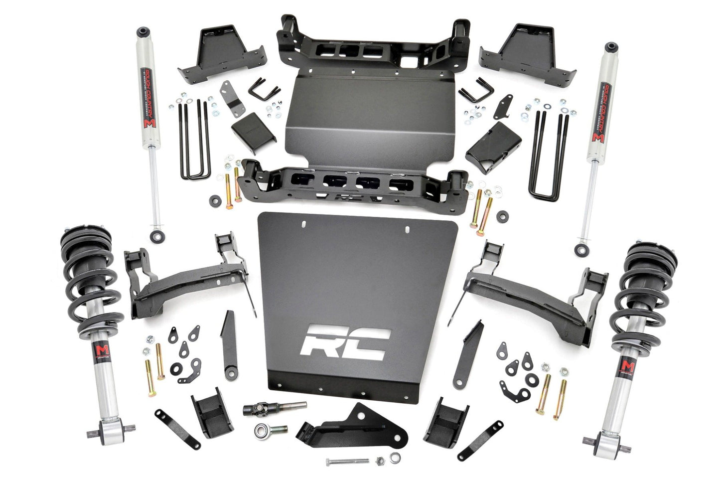 Rough Country 7 Inch Lift Kit | Bracket | M1 Struts/M1 | Chevy/GMC 1500 (14-16)