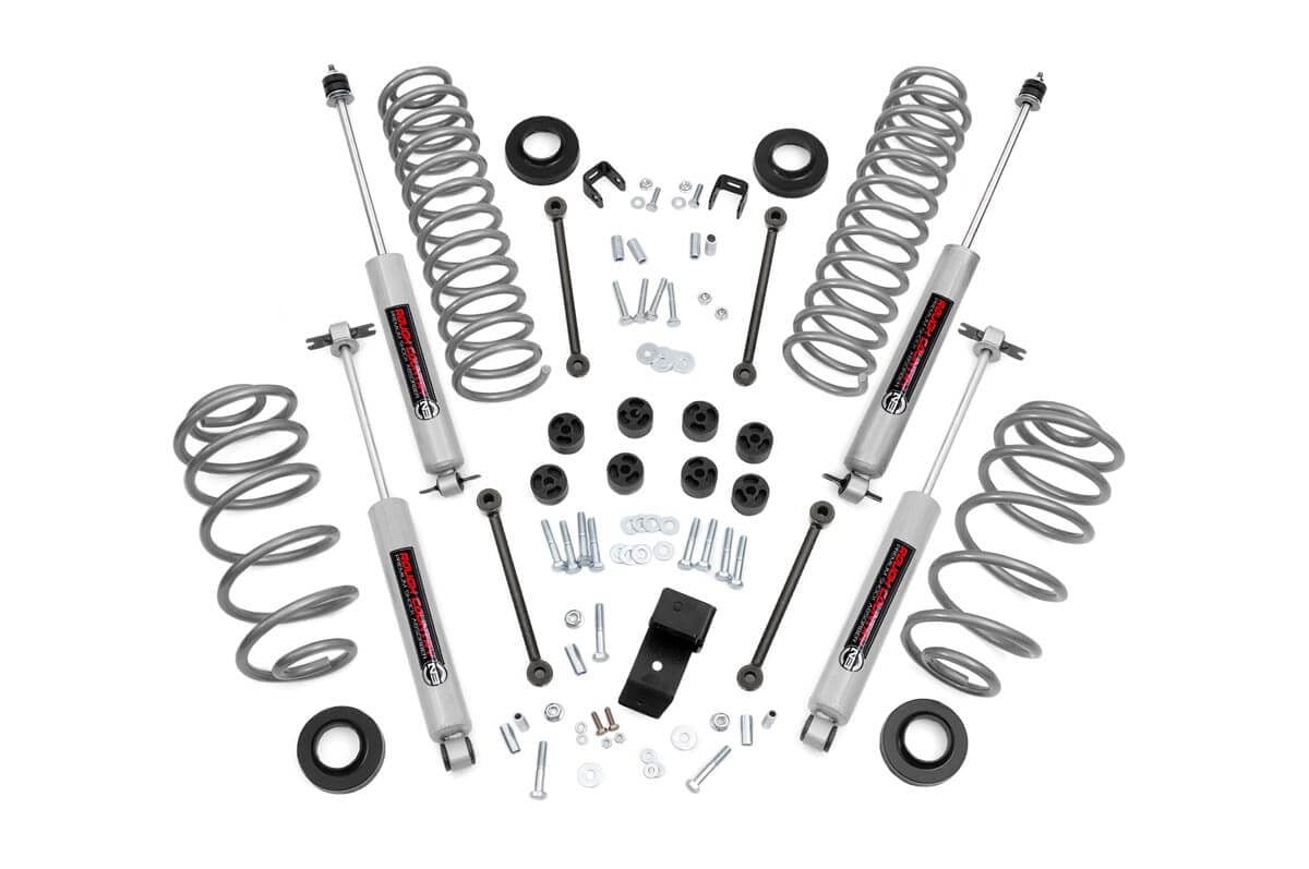 Rough Country 3.25 Inch Lift Kit | 6 Cyl | Jeep Wrangler TJ (03-06)/Wrangler Unlimited (04-06)