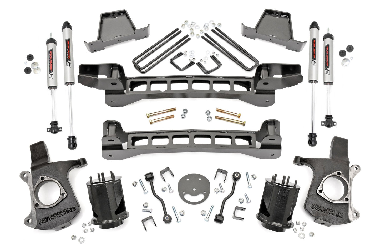 Rough Country 6 Inch Lift Kit | V2 Shocks | Chevy/GMC 1500 2WD (99-06 & Classic)