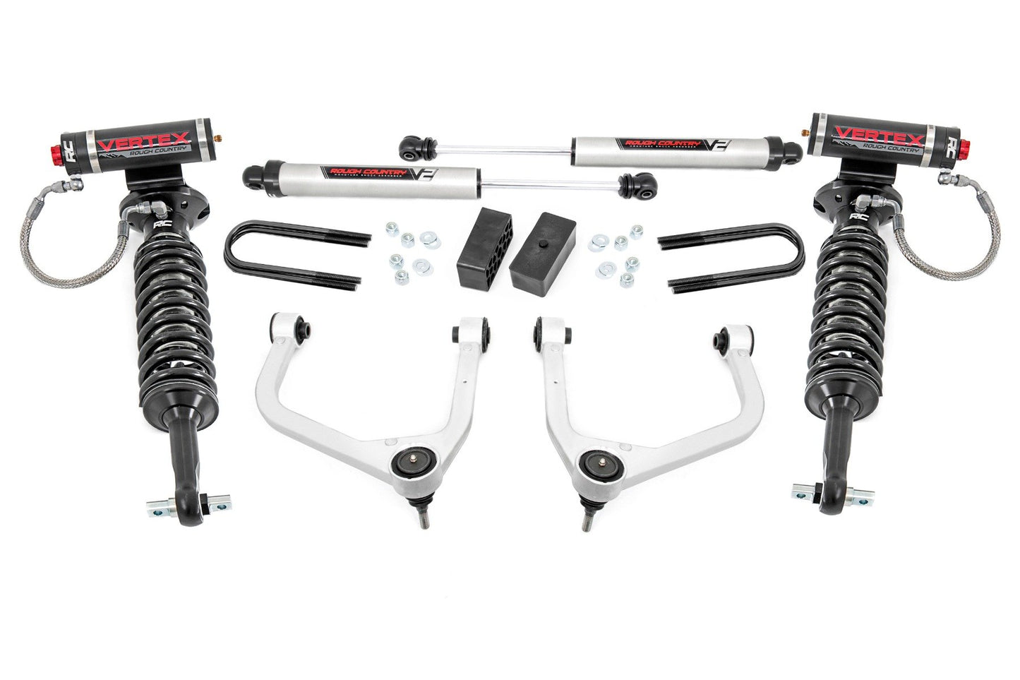 Rough Country 3.5 Inch Lift Kit | Mono Leaf Rear | Vertex/V2 | GMC Sierra 1500 (19-24)