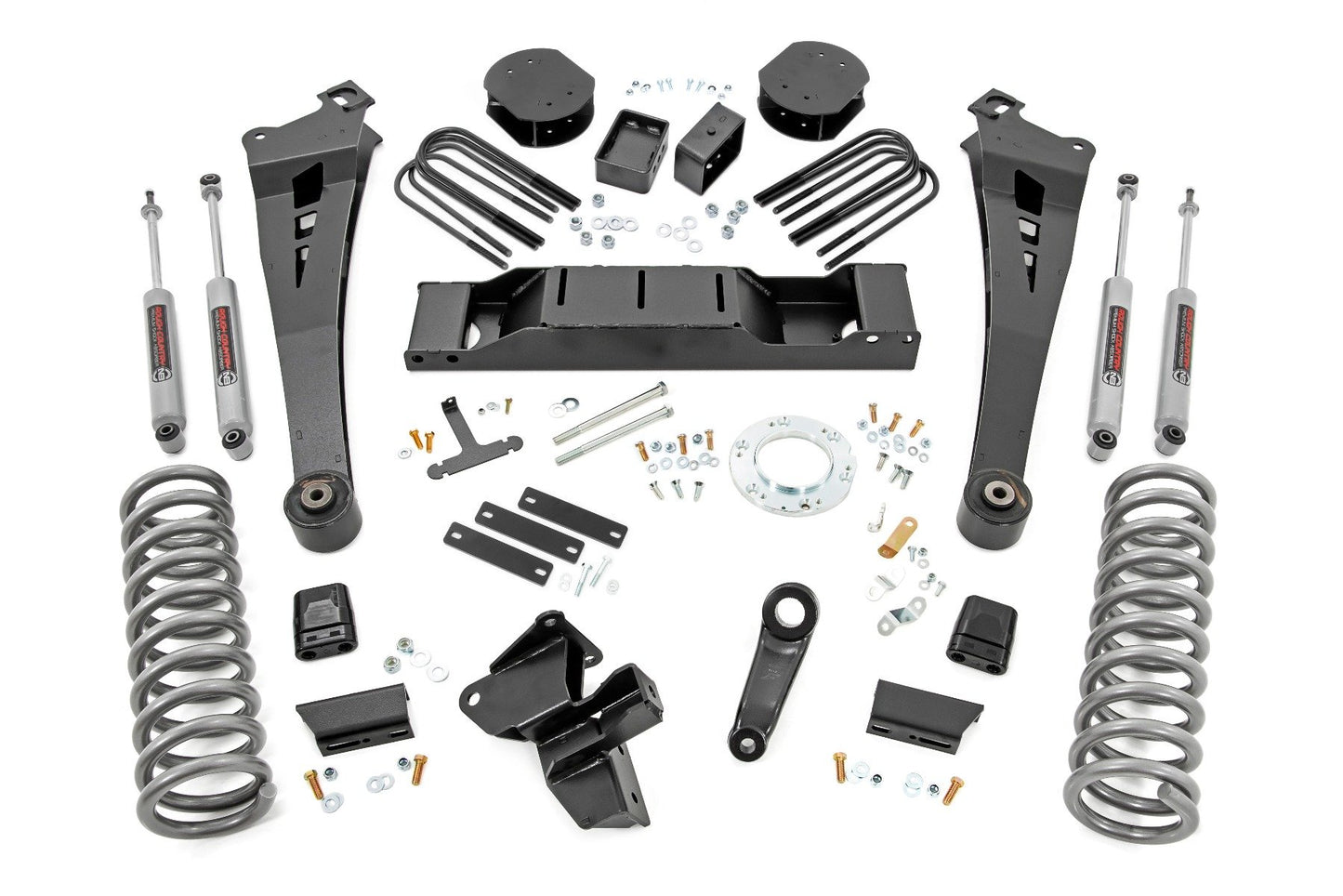 Rough Country 5 Inch Lift Kit | DRW | OE Rear Air | Ram 3500 4WD (2020-2024)