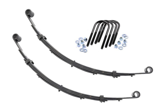 Rough Country Front Leaf Springs | 3" Lift | Pair | Jeep Grand Wagoneer/J10 Truck/J20 Truck/Wagoneer 4WD