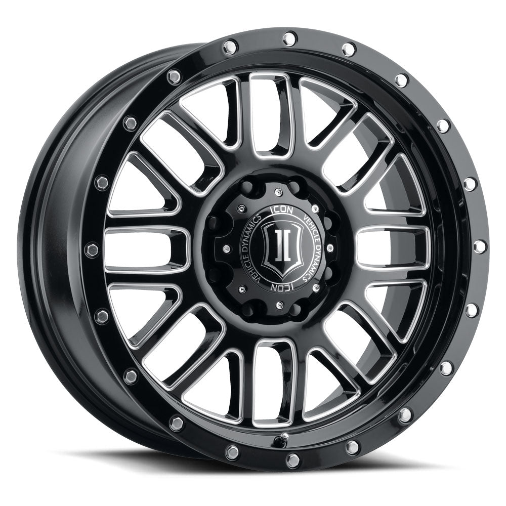 Icon Alloys Alpha Gloss Black Wheel 20 X 9 / 6 X 5.5 / 16MM / 5.625" BS (1220909056GBMW)