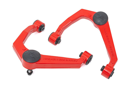 Rough Country Red Forged Upper Control Arms | OE Upgrade | Nissan Frontier 4WD (2005-2024)