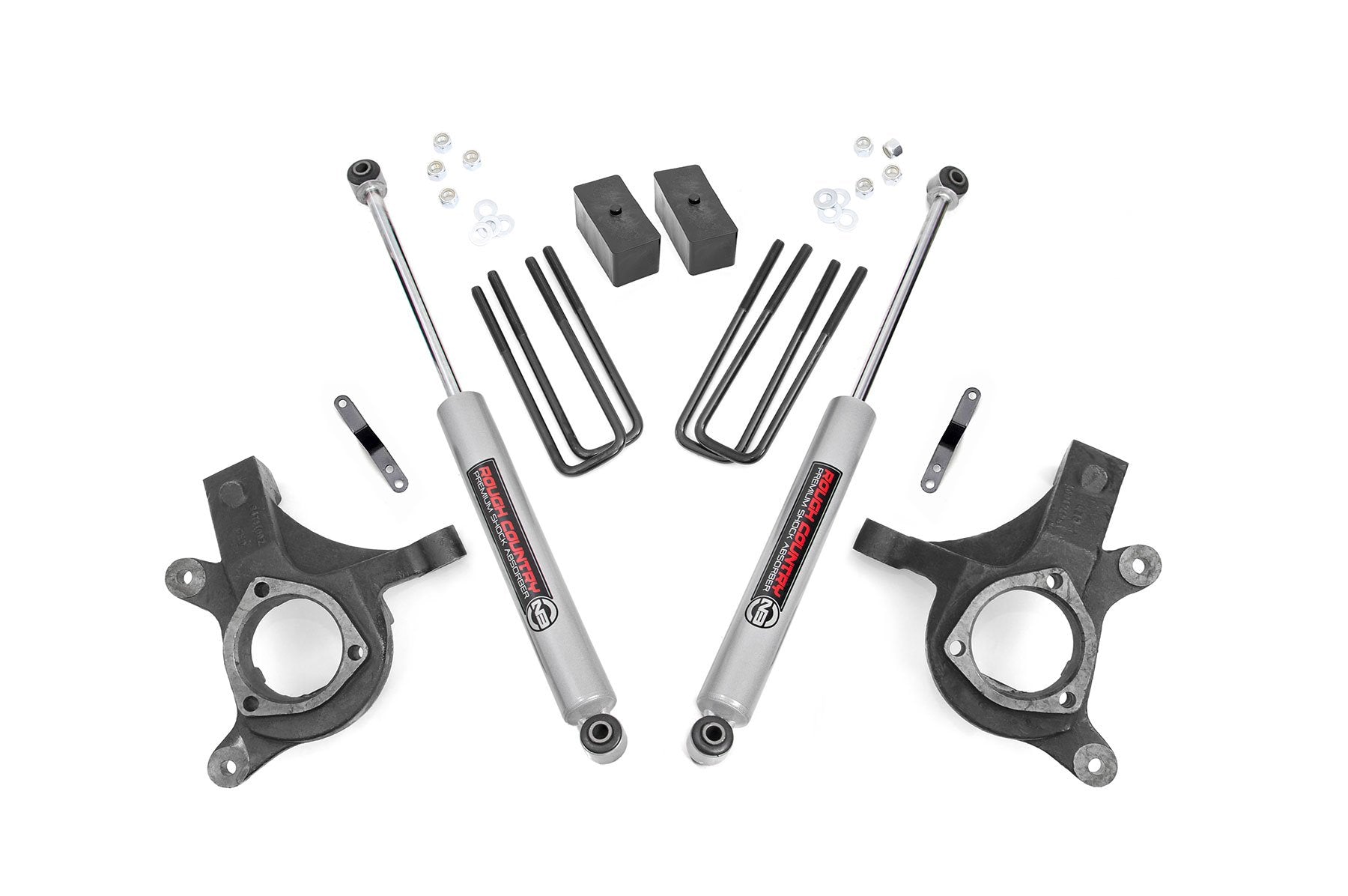 Rough Country 3 Inch Lift Kit | Lift Knuckle | Chevy/GMC 1500 2WD (07-13)