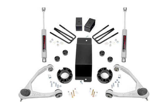 Rough Country 3.5 Inch Lift Kit | Alum/Cast Steel | Chevy/GMC 1500 (07-16)