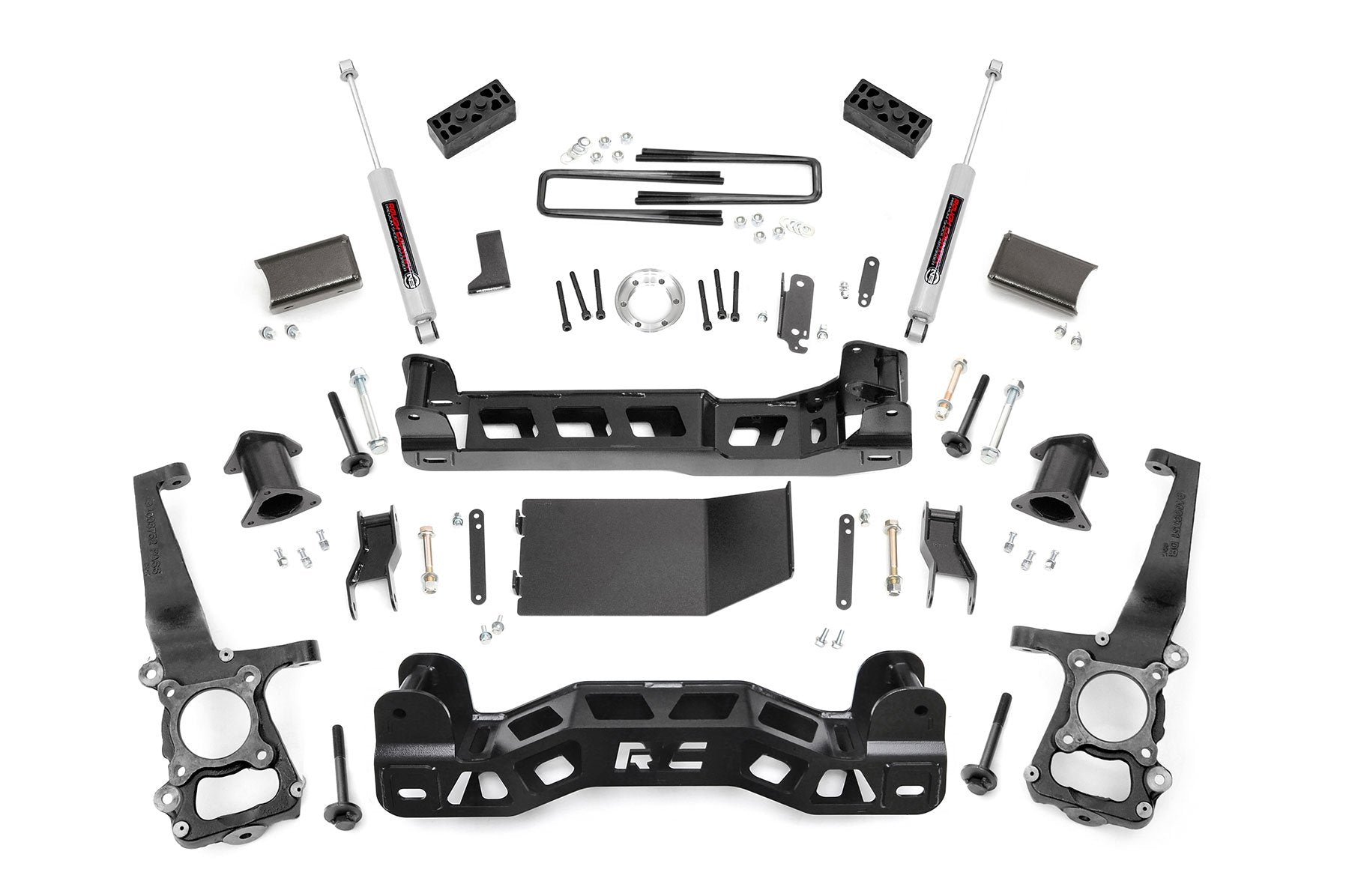 Rough Country 4 Inch Lift Kit | Ford F-150 4WD (2011-2014)