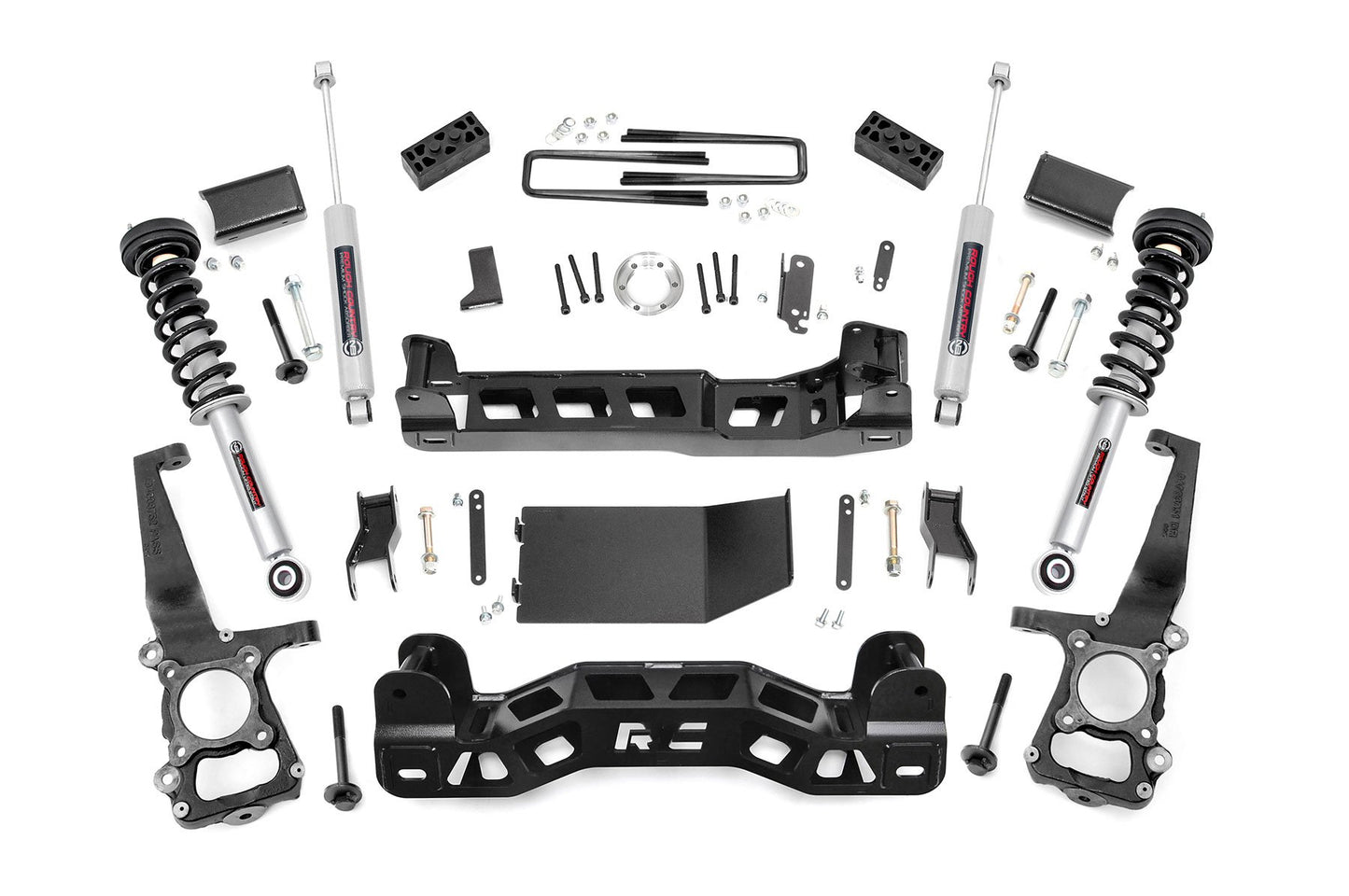 Rough Country 4 Inch Lift Kit | N3 Struts | Ford F-150 4WD (2014)