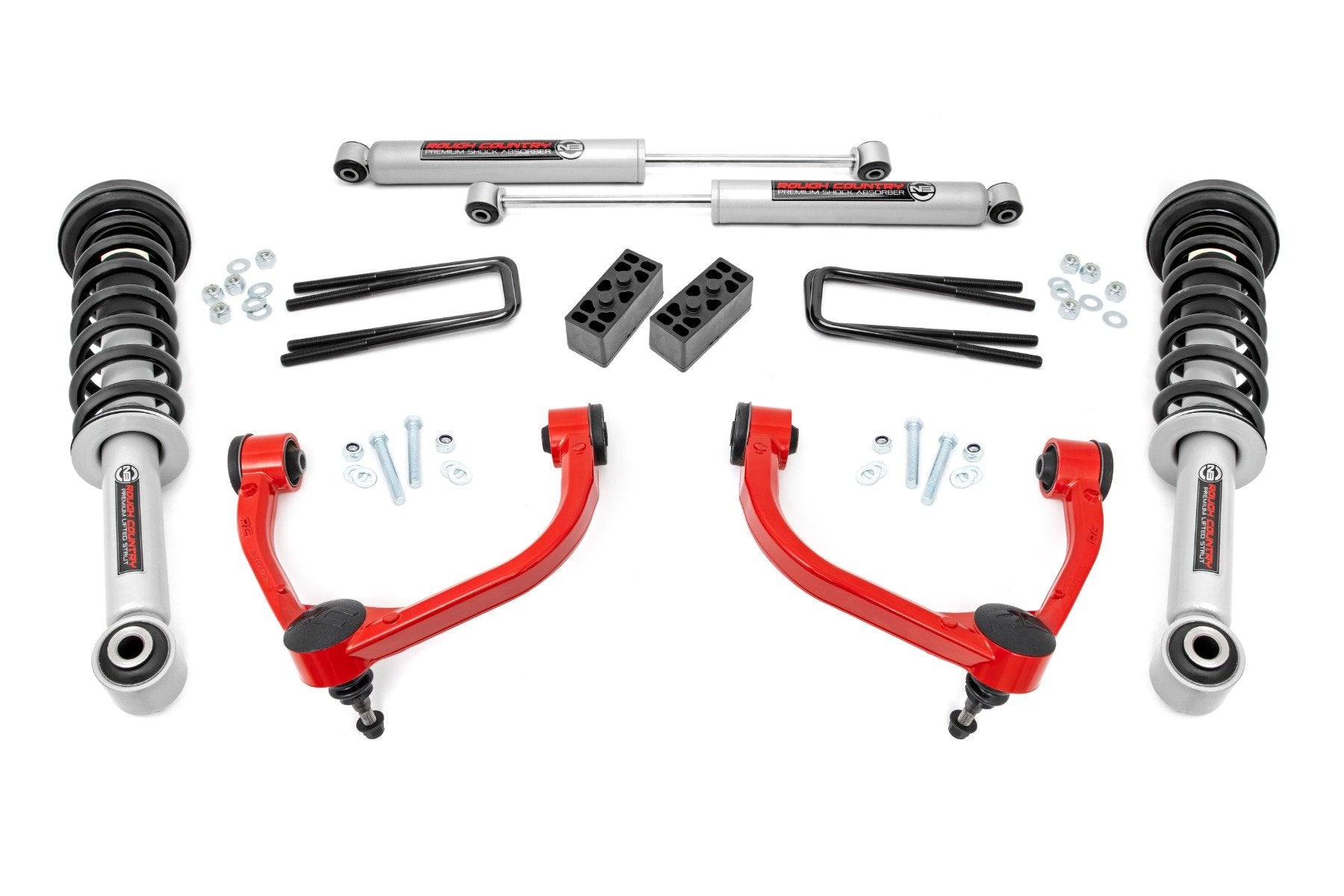 Rough Country 3 Inch Lift Kit | N3 Struts | Ford F-150 4WD (2009-2013)