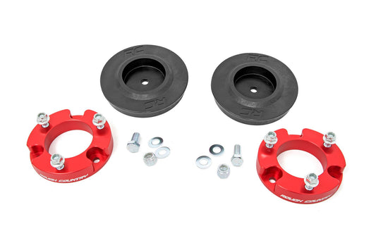 Rough Country 2 Inch Lift Kit | Red Spacers | Toyota 4Runner 2WD/4WD (2010-2024)