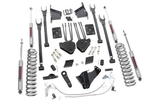 Rough Country 6 Inch Lift Kit | 4-Link | No OVLD | Ford F-250 Super Duty 4WD (2011-2014)