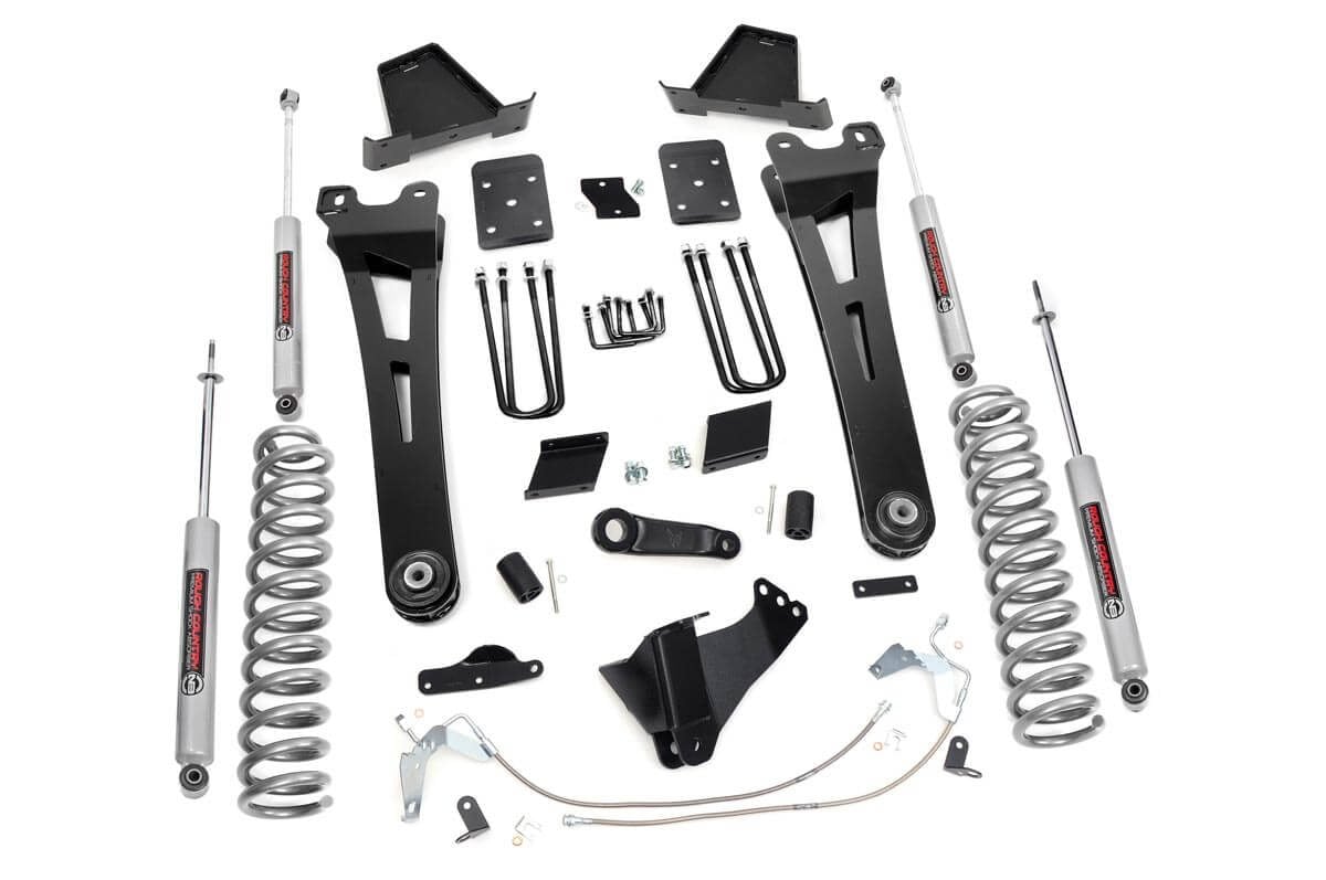 Rough Country 6 Inch Lift Kit | Diesel | Radius Arm | No OVLD | Ford F-250 Super Duty (15-16)