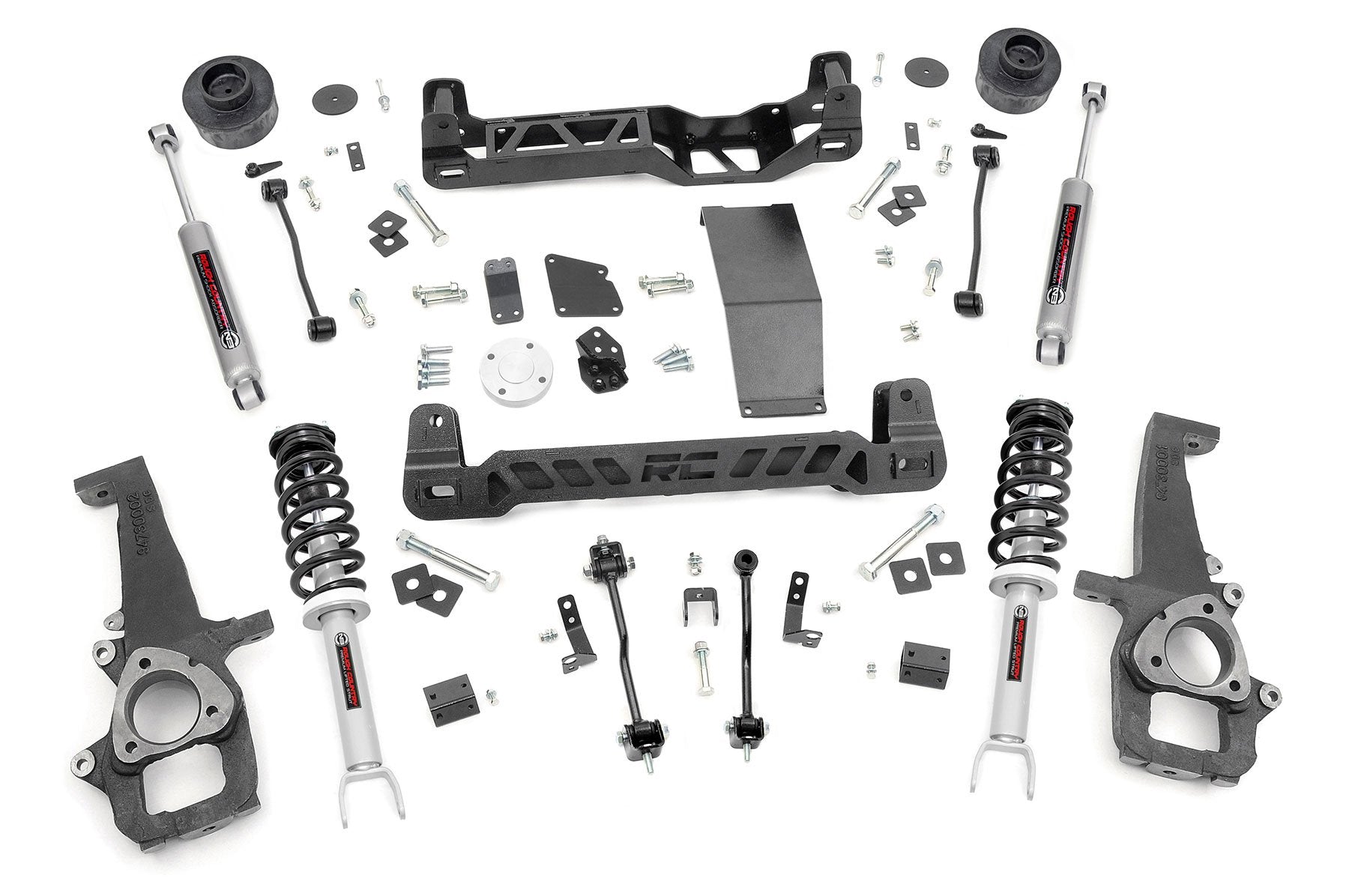 Rough Country 4 Inch Lift Kit | N3 Struts | Ram 1500 4WD (2012-2018 & Classic)
