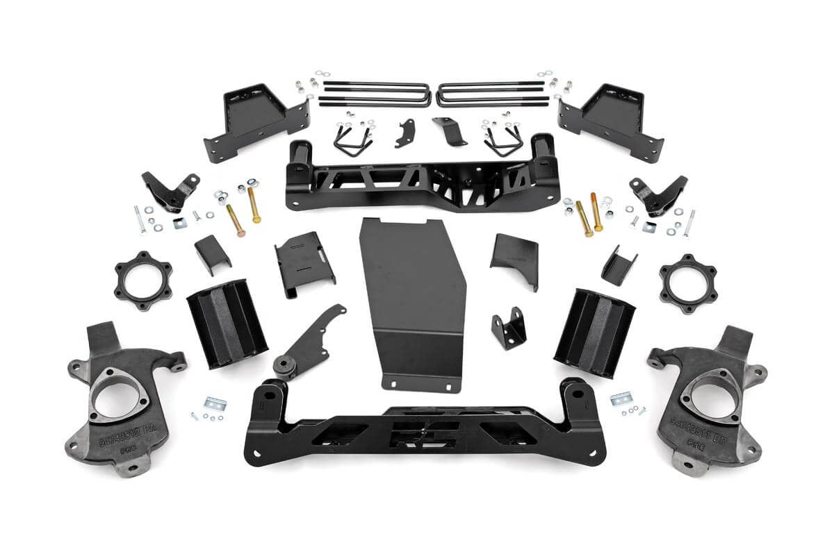 Rough Country 7 Inch Lift Kit | Magneride | Cast Steel | GMC Sierra 1500 Denali 4WD (14-16)
