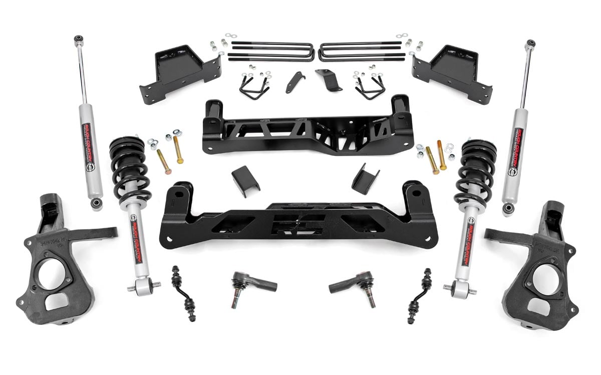 Rough Country 7 Inch Lift Kit | Cast Steel | N3 Struts | Chevy/GMC 1500 (14-18 & Classic)