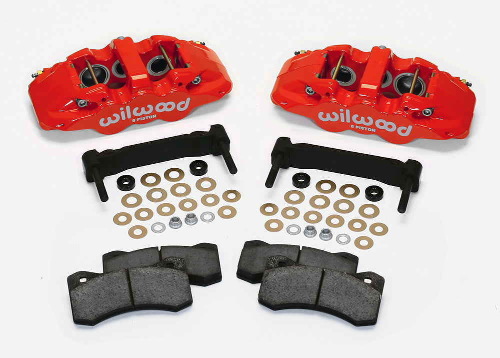 Wilwood AERO6 Front Caliper and Bracket Kit for 1997-2013 Chevrolet Corvette (140-12629-R)