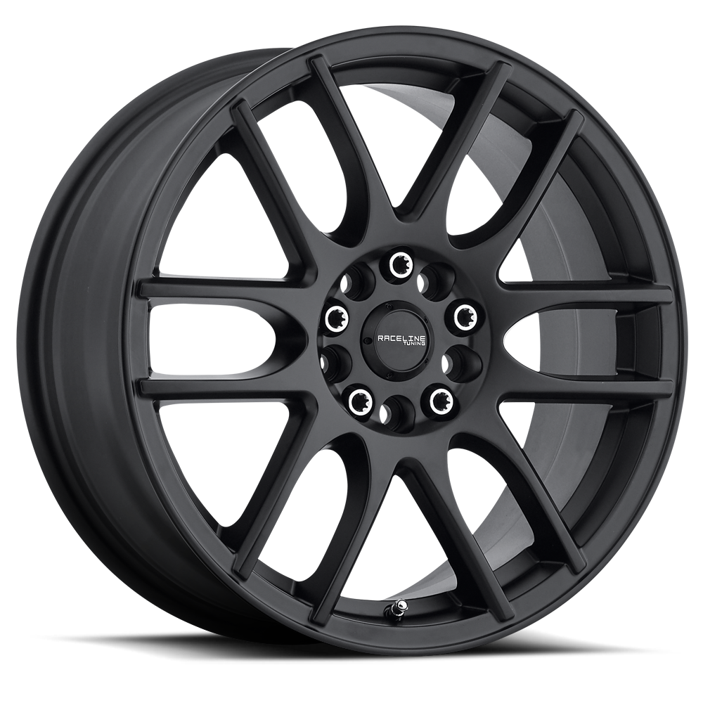 Raceline 141B Mystique Black Wheel 15x7 4x100/4x108 +40mm (141B-57082+40)