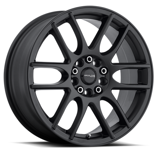 Raceline 141B Mystique Black Wheel 15x7 4x100/4x108 +40mm (141B-57082+40)