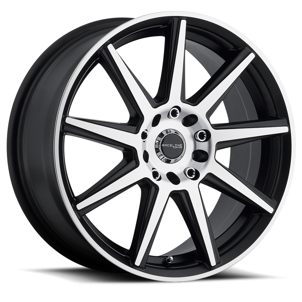 Raceline 144M Storm Machined Wheel 18x7.5 5x100/5x114.3 +42mm (144M-87589+42)