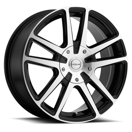 Raceline 145M Encore Machined Wheel 15x7 4x100/4x108 +40mm (145M-57082+40)