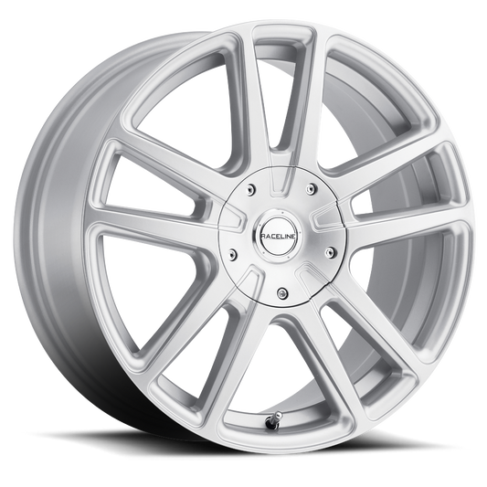 Raceline 145S Encore Silver Wheel 15x7 4x100/4x108 +40mm (145S-57082+40)