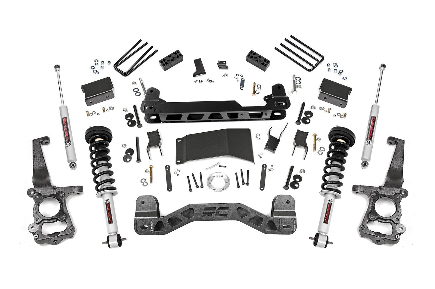 Rough Country 4 Inch Lift Kit | N3 Struts | Ford F-150 4WD (2015-2020)