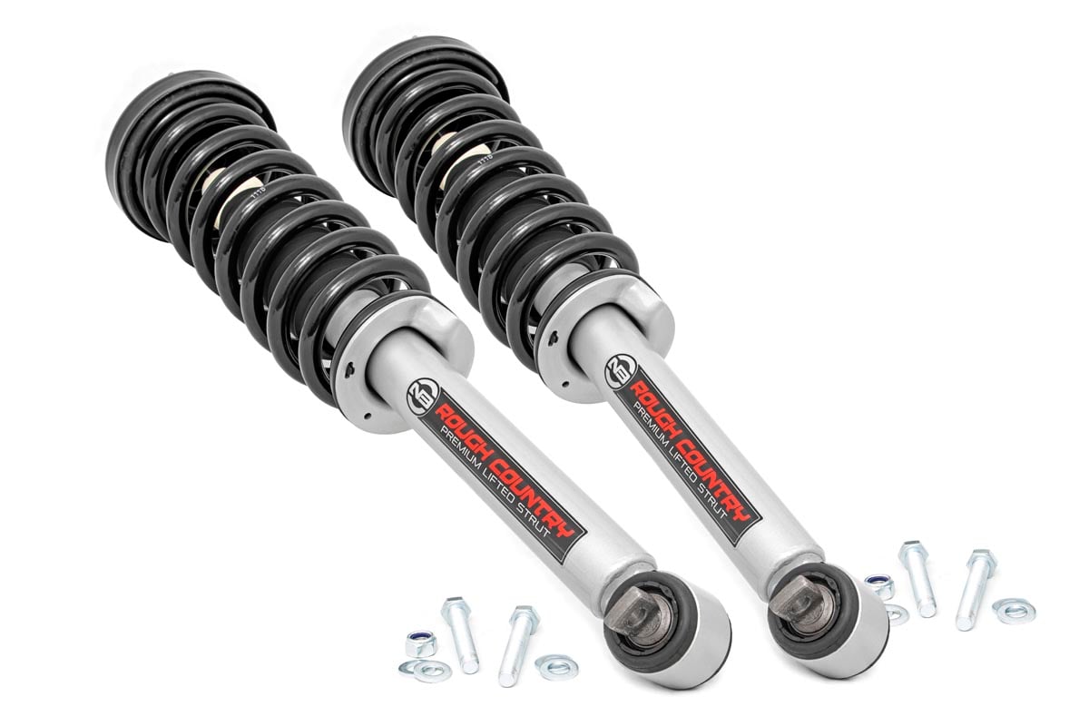 Rough Country Loaded Strut Pair | 6 Inch | Ford F-150 4WD (2014-2024)