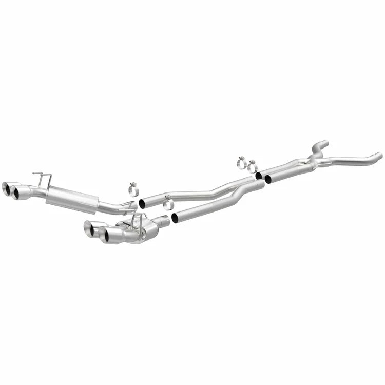 MagnaFlow 13 Chevy Camaro V8 6.2L S/C Quad Split Rear Exit Cat Back Perf Exhaust (15053)