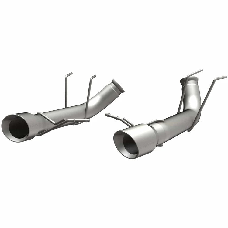 MagnaFlow 13 Ford Mustang Dual Split Rear Exit Stainless Axle-Back Cat Back Exhaust (Competition) (15152)