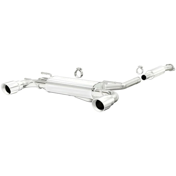 MagnaFlow 13 Scion FR-S / 13 Subaru BRZ Dual Split Rear Exit Stainless Cat Back Performance Exhaust (15157)