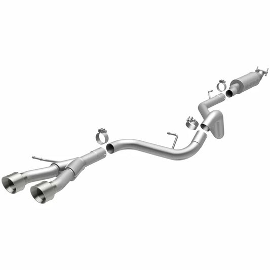 MagnaFlow 13 Hyundai Veloster 1.6L Turbo Dual Center Rear Exit Stainless Cat Back Perf Exhaust (15215)