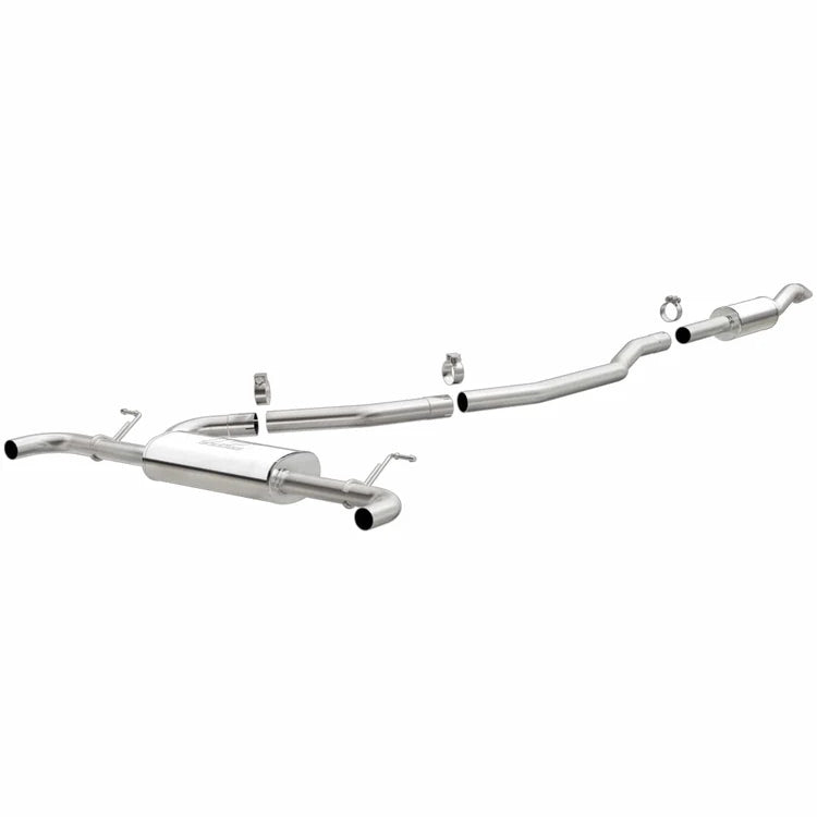 MagnaFlow 13-15 Lincoln MKZ L4 2.0L Turbo Stainless Cat Back Performance Exhaust Dual Split Rear (15230)