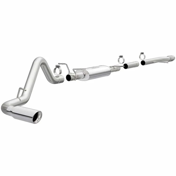 Magnaflow 14 Chevy Silverado V8 5.3L CC/EC Cab Single P/S Rear Exit Stainless Cat Back Perf Exhaust (15267)